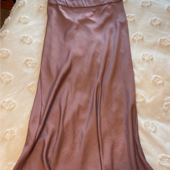 Free People Pink Silk skirt - Picture 3 of 3